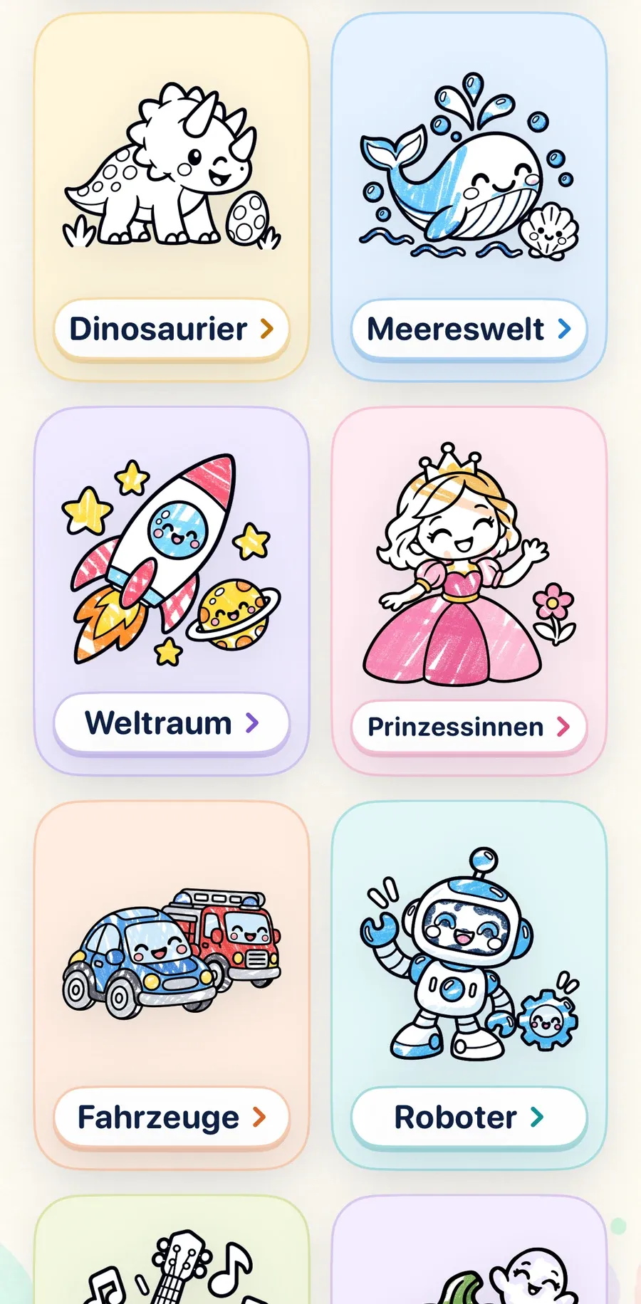 Die Welten von Colorino: Dinosaurier, Meer, Weltraum und mehr